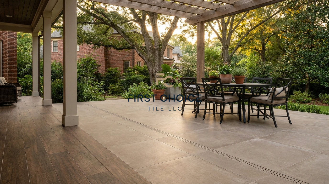 Outdoor Patio and Porch Tile for Atlanta Backyards