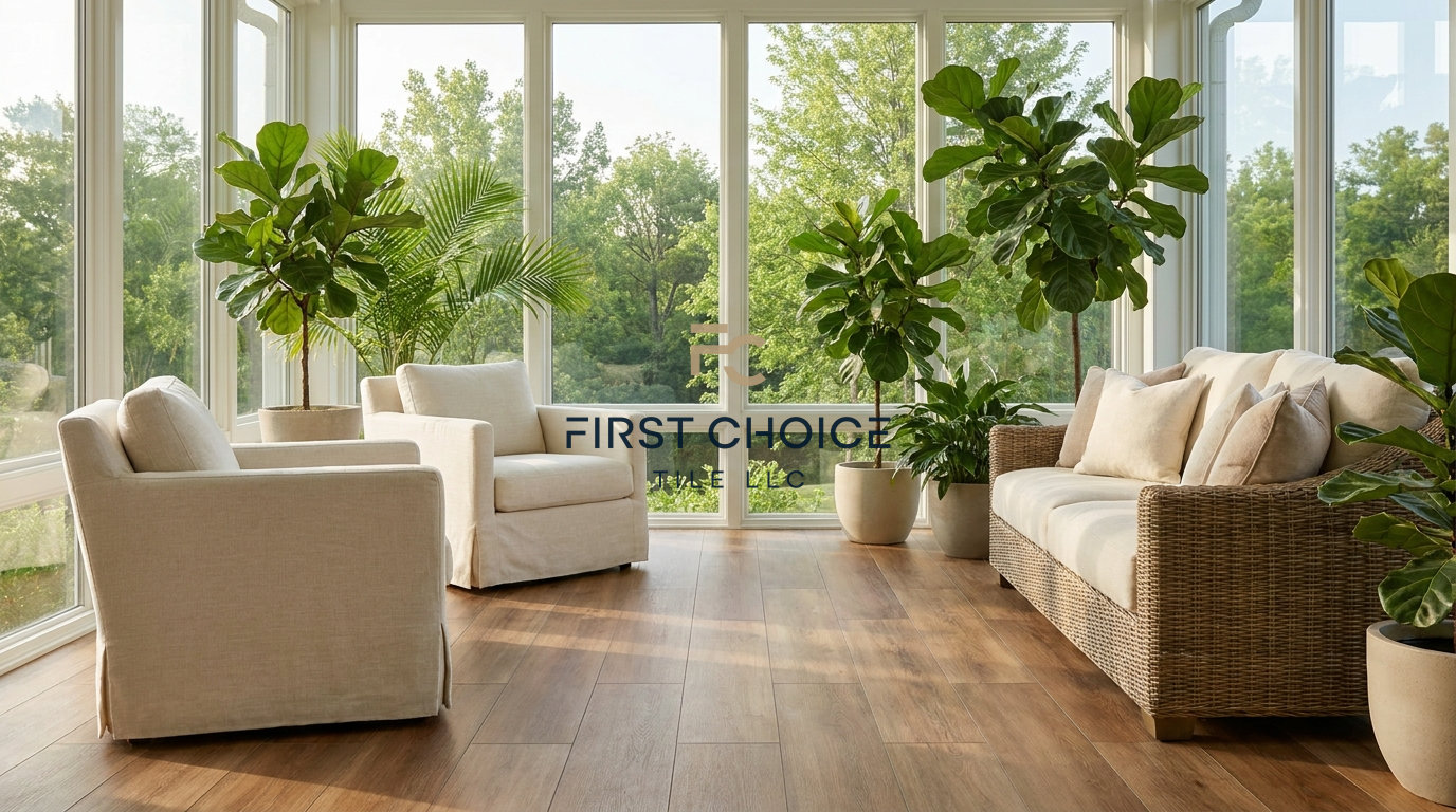 Sunrooms and Screened Porches: Best Tile for Indoor-Outdoor Living