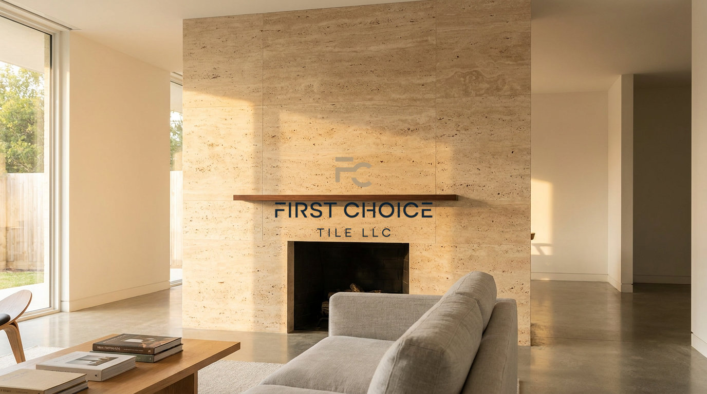 Beyond the Floor: Tile Accent Walls and Fireplace Surrounds