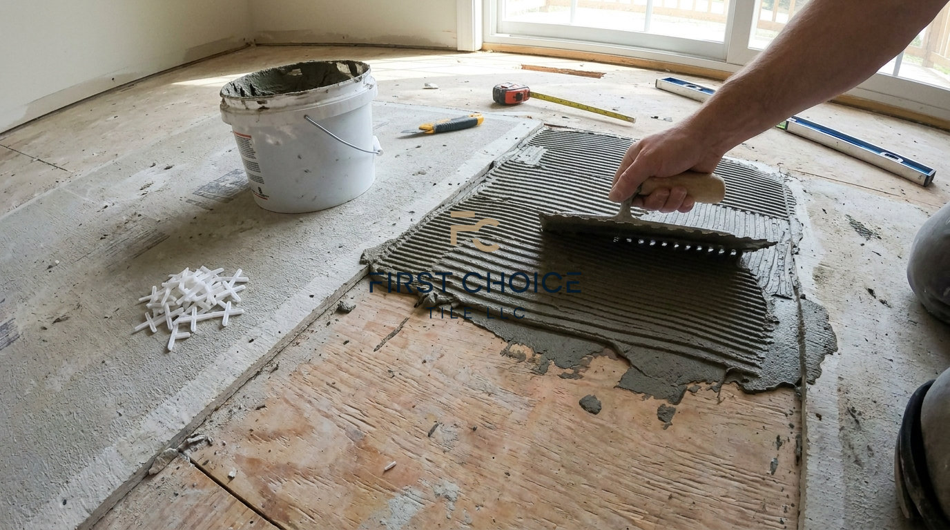 How to Prepare Your Floor for Tile Installation: A Comprehensive Guide from First Choice Tile LLC