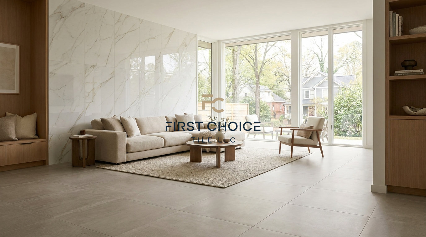 Large-Format Tile: The Bold, Low-Maintenance Trend Transforming Atlanta Homes